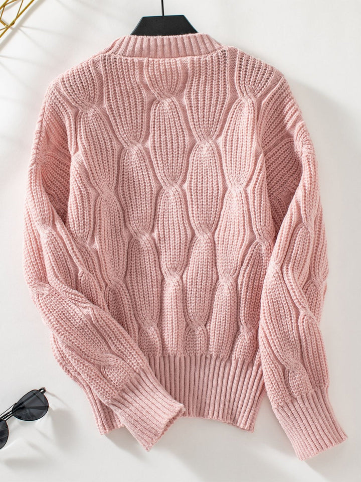 Stilla | Pullover med rund halsudskæring og dybe skuldre