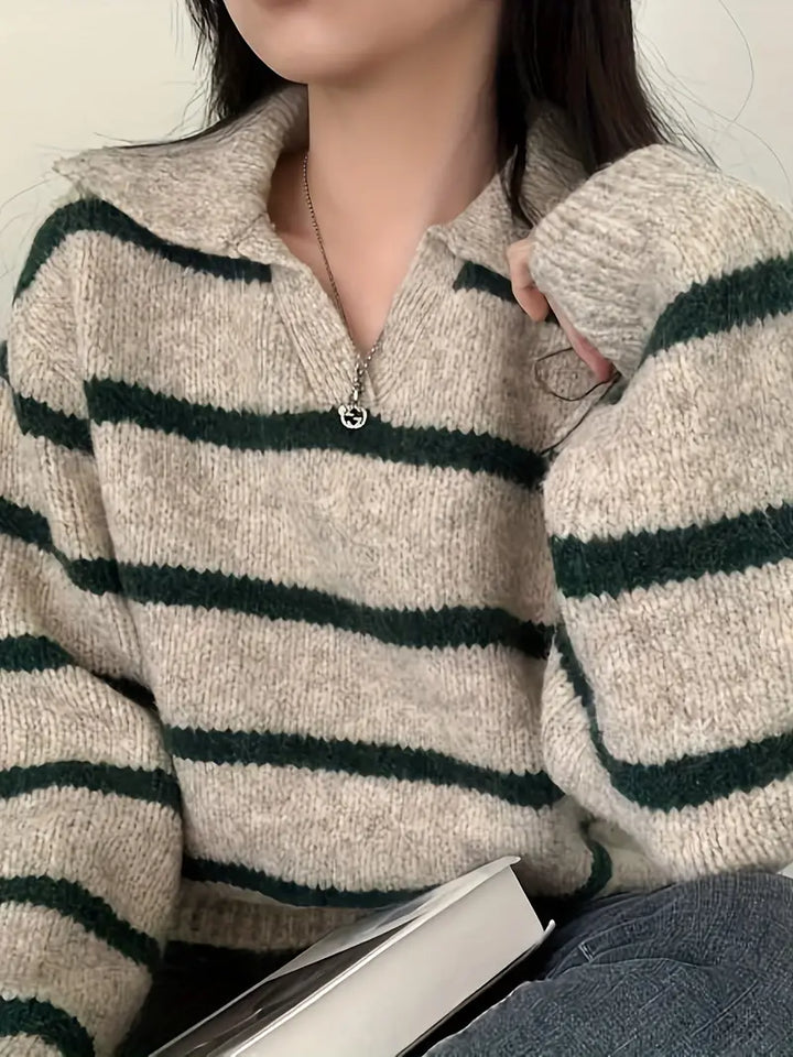 Stilla | V Udsnit Sweater Af Strik