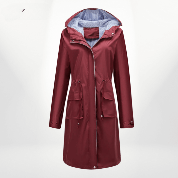Stilla | Dame vandtæt over-knee trenchcoat