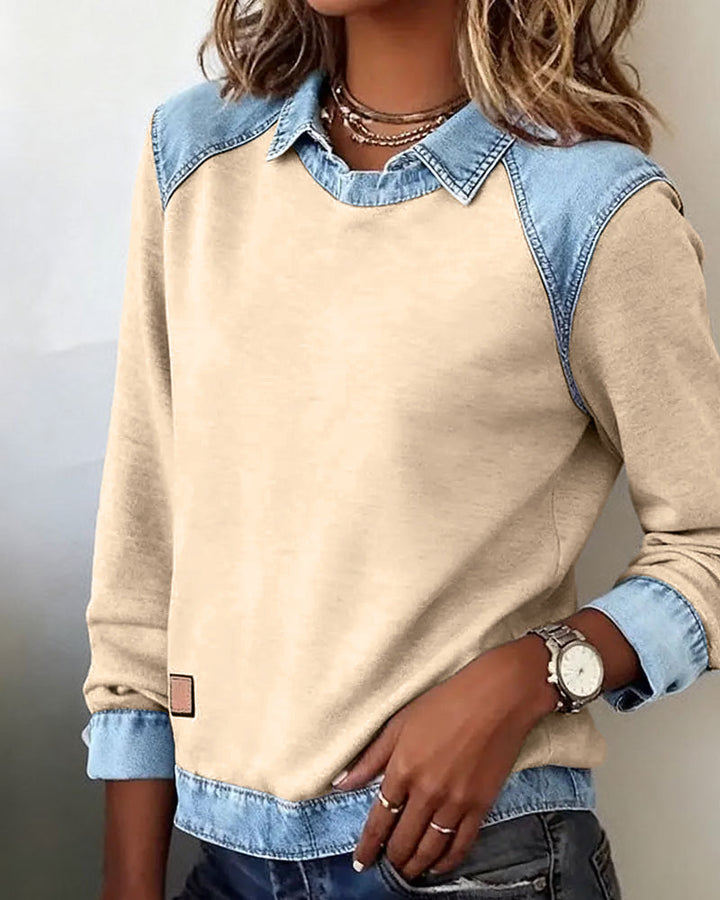 Stilla | Fashionable Revers Langærmet