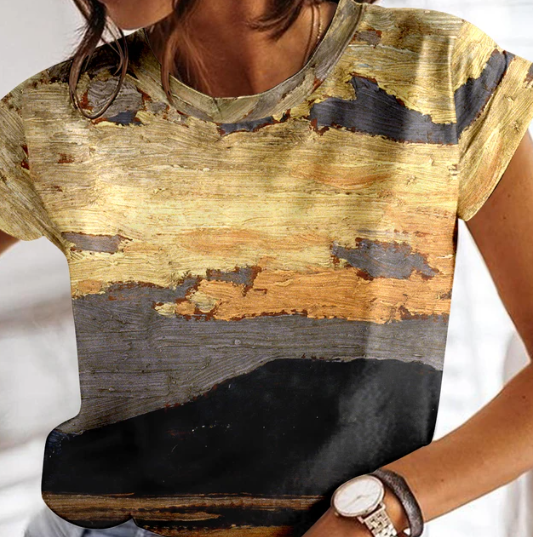 Stilla | Sommerternet T-shirt til kvinder O-hals