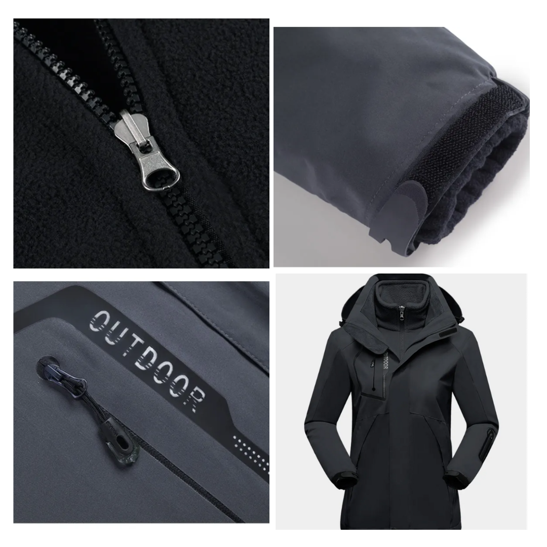 Stilla | 3-i-1 Dame Outdoor-jakke