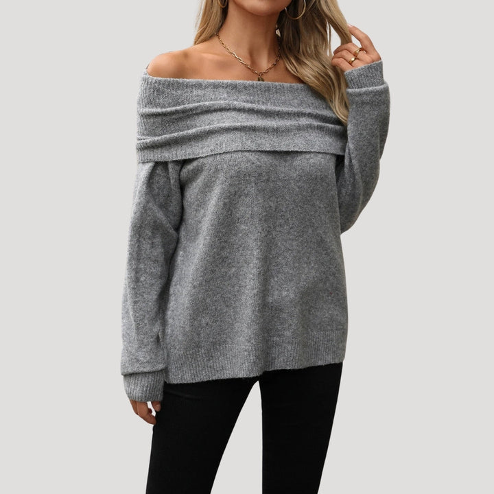 Stilla | Off Shoulder Strik Trøje