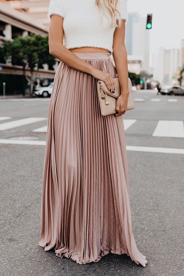 Stilla | for Eternity Plisseret Maxi Nederdel