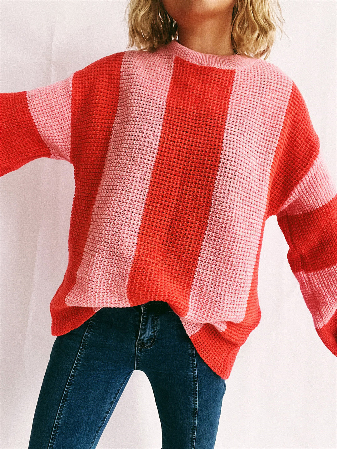 Stilla | Stilfuld farveblok sweater stilfuld