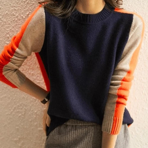 Stilla | Pullover Med Retro Striber