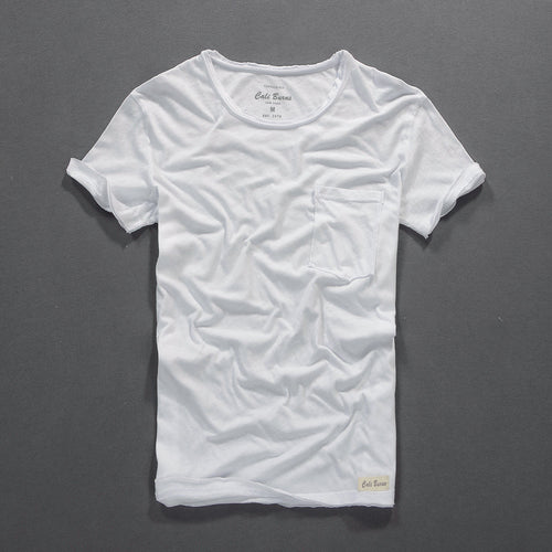 Dame afslappet T-shirt med brystlomme og rund halsudskæring Stilla