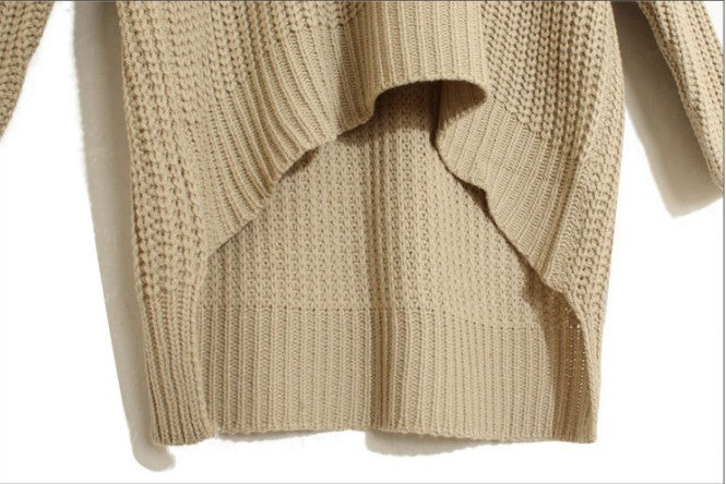 Kvinders chunky strik poncho med frynse detaljer og hætte Stilla