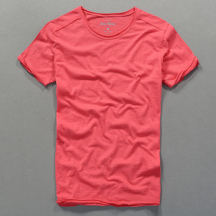 Herre klassisk Rundhals T-shirt Stilla
