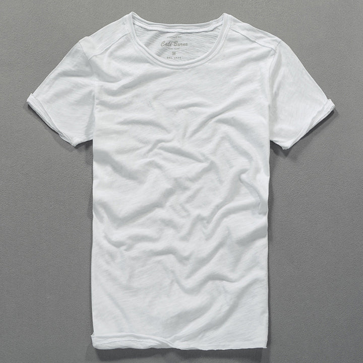 Herre klassisk Rundhals T-shirt Stilla
