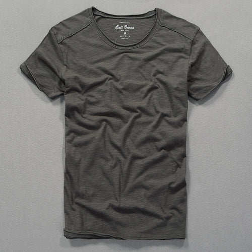 Herre klassisk Rundhals T-shirt Stilla
