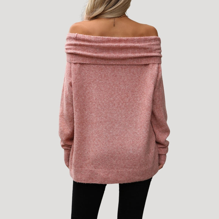 Stilla | Off Shoulder Strik Trøje