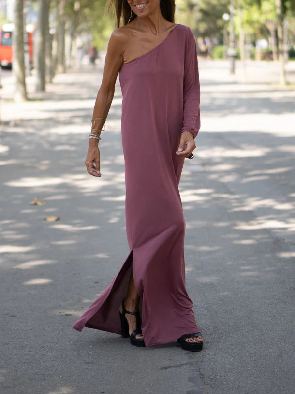 Stilla | Elegant Flydende Asymmetrisk Kjole