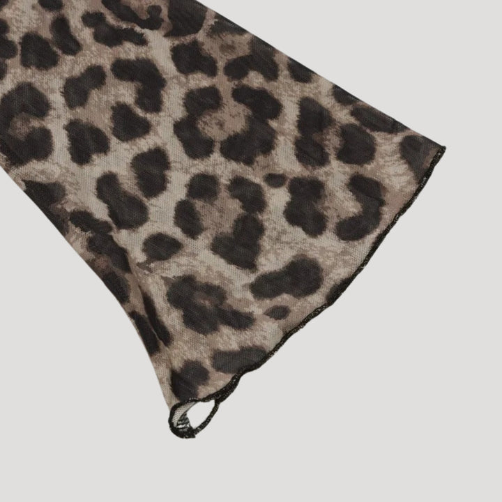Stilla | Leopardprint Off Shoulder Top