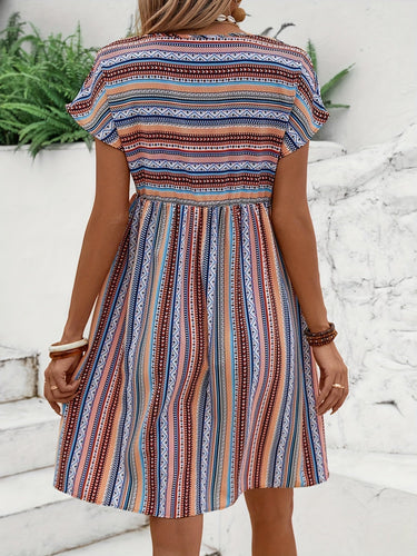 Stilla | Stribede Boho Style Kjole
