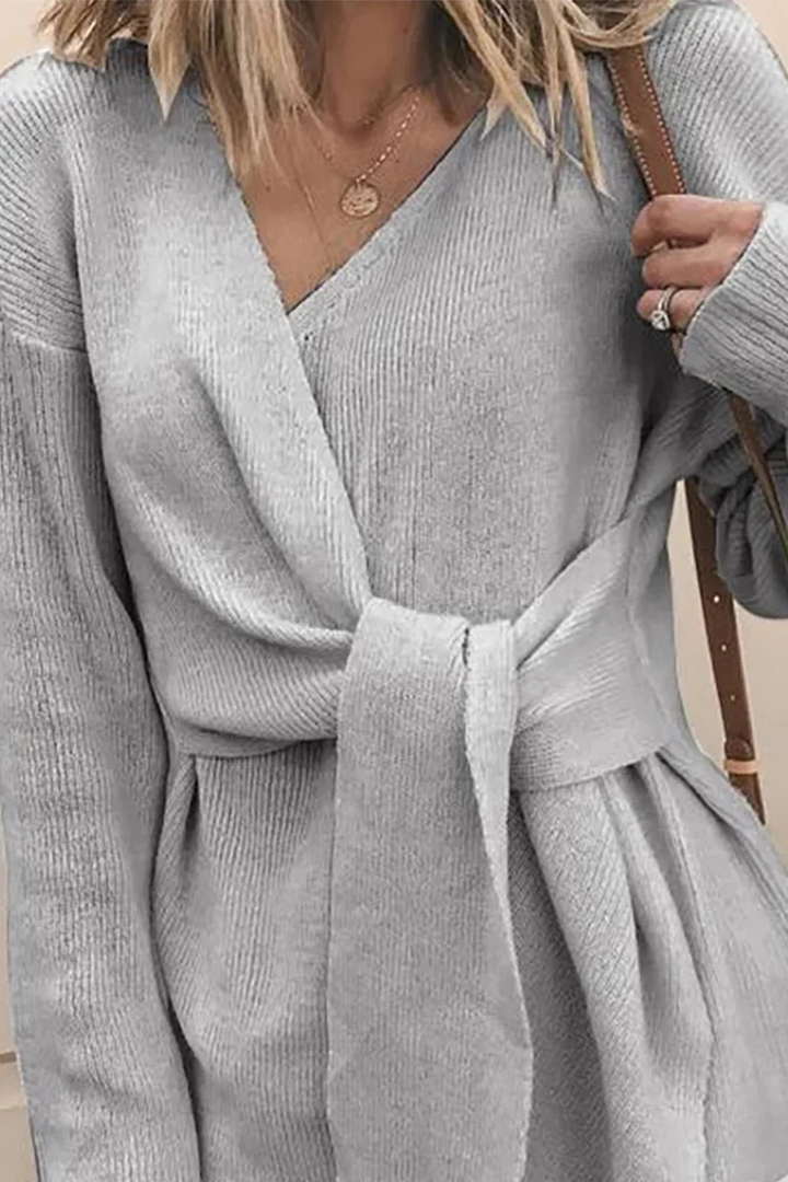 Stilla | Afslappet, solid patchwork strikjakke