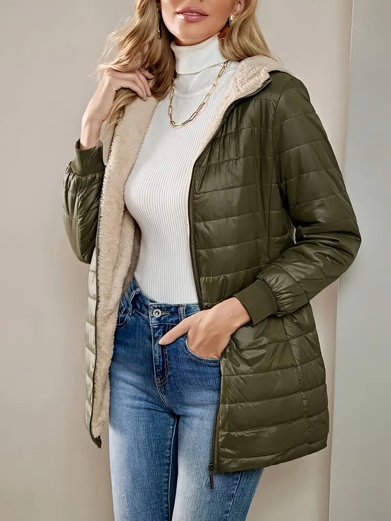 Stilla | Fleece Fôret Zip Jakke