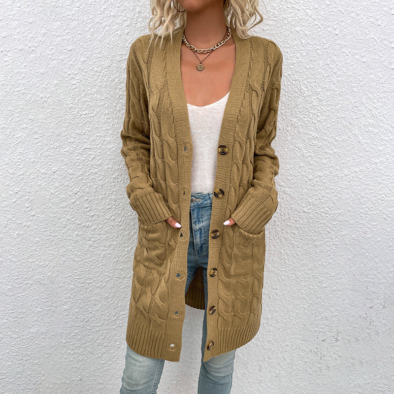 Stilla | Længere Cardigan Med Knapper