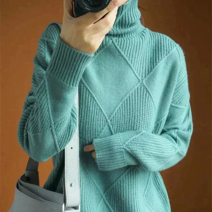 Stilla | Modefuld rullekrave sweater
