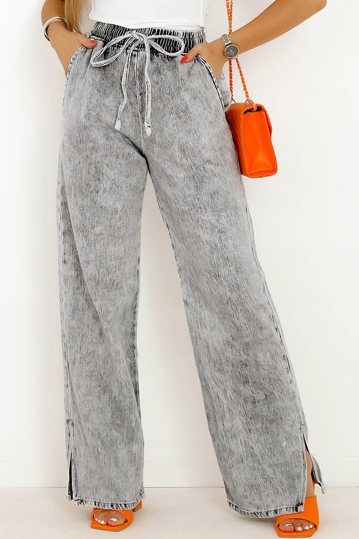 Stilla | Drawstring Jeans med lommer