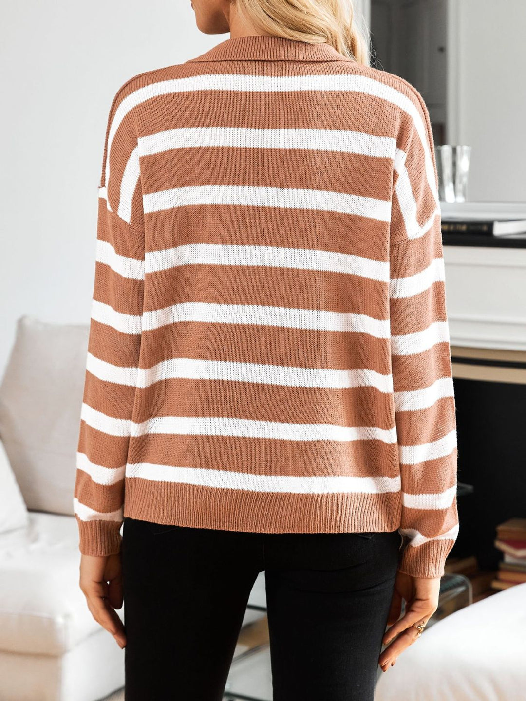 Stilla | Mange Stribede Langærmede Sweaters Med Johnny Krave