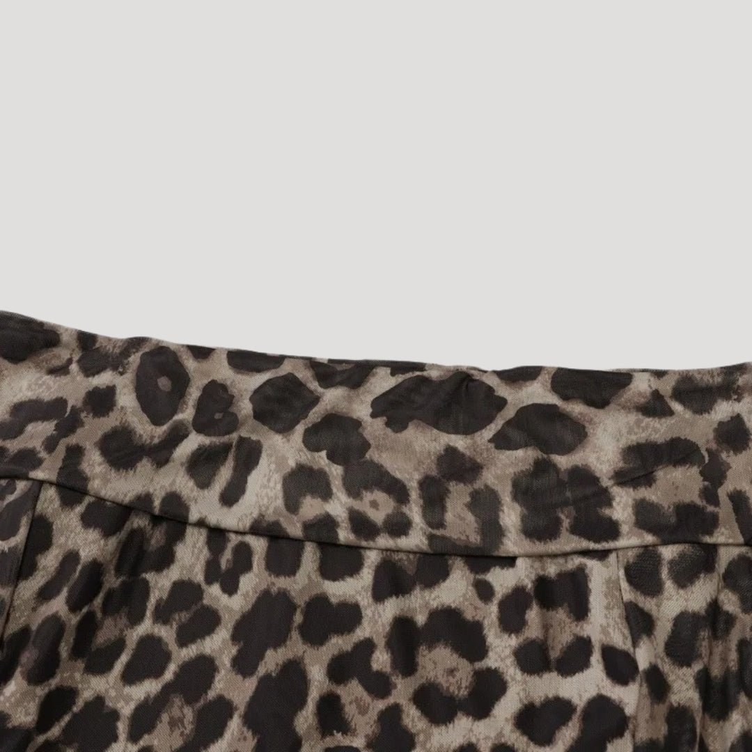 Stilla | Leopardprint Off Shoulder Top