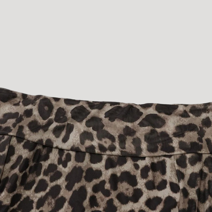 Stilla | Leopardprint Off Shoulder Top