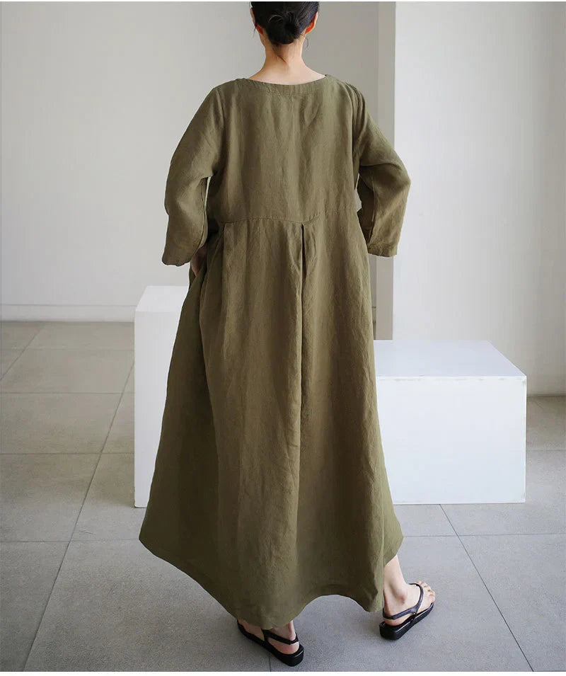 Stilla | Lang Robe Med Lange Ærmer