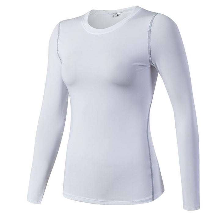 Dame Funktions-langærmet shirt lavet af højelastisk materiale med innovativ fugtregulering Stilla