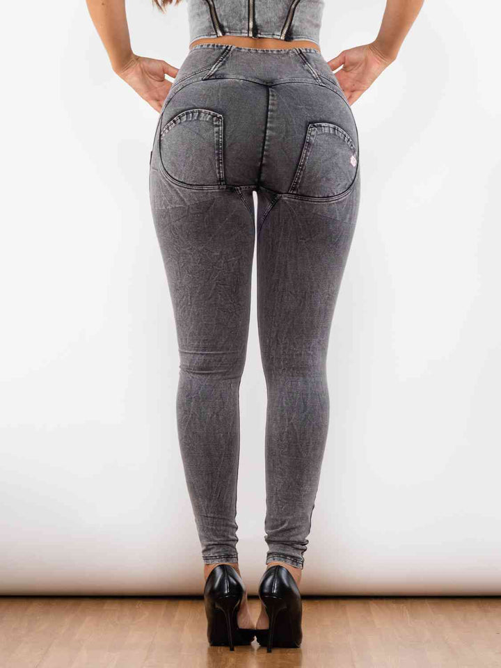 Stilla | Størrelse Lynlås Skinny Jeans