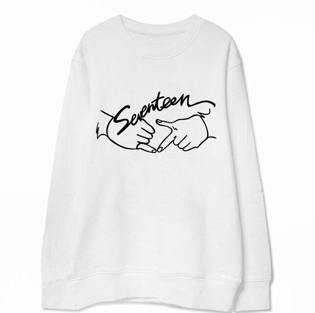 Kvinders sweatshirt med kreativ håndskrift design Stilla