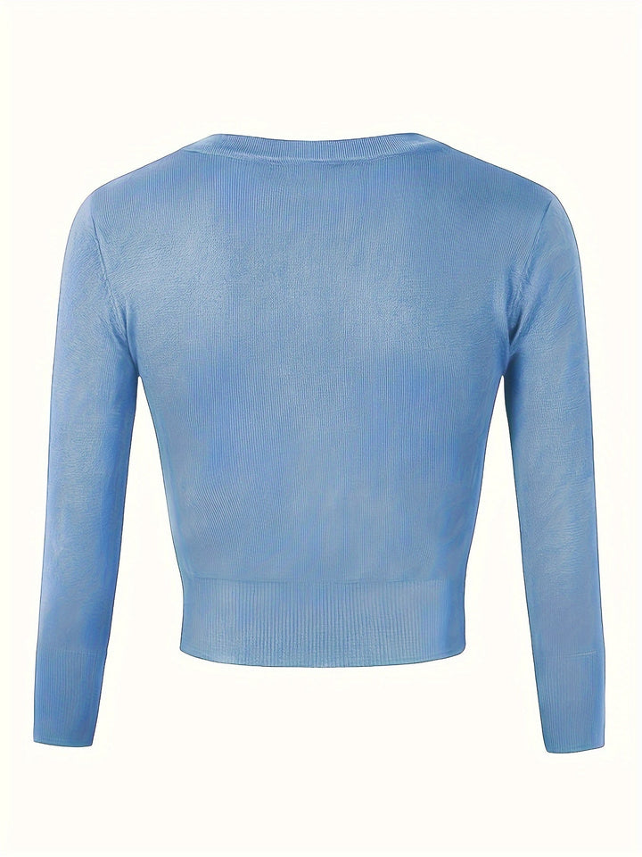 Stilla | Cardigan Bolero med knaplukning