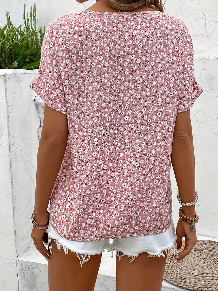 Stilla | Blomster Button up Bluse