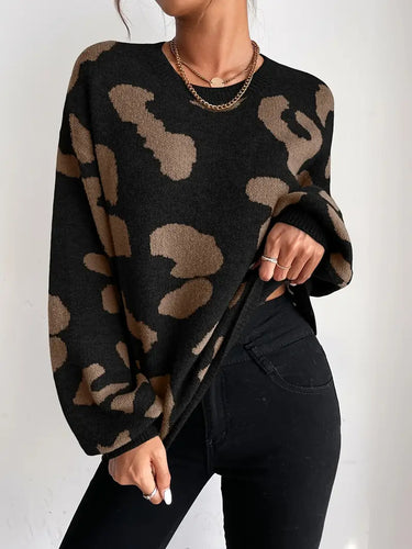 Stilla | Pullover Trend Tryk Leopard