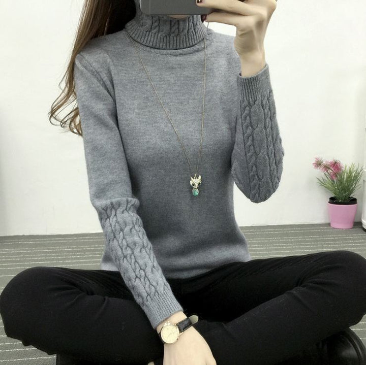 Stilla | Rullekrave sweater Minda til damer