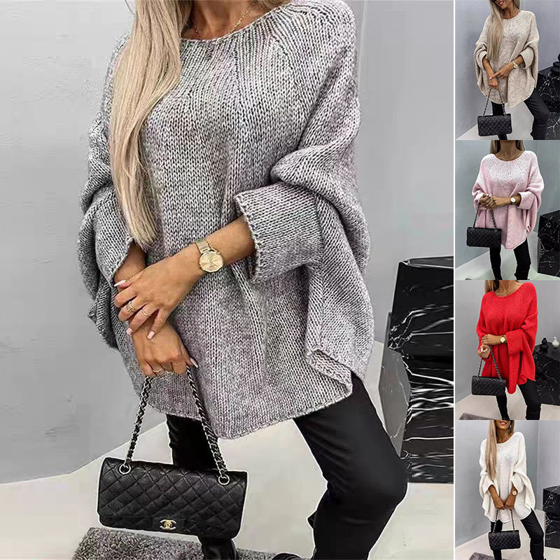 Stilla | Størrelse plus og Cozy Strik Pullover til Kvinder