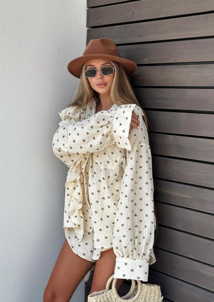 Stilla | Sæt Skjorte Og Shorts Josefina