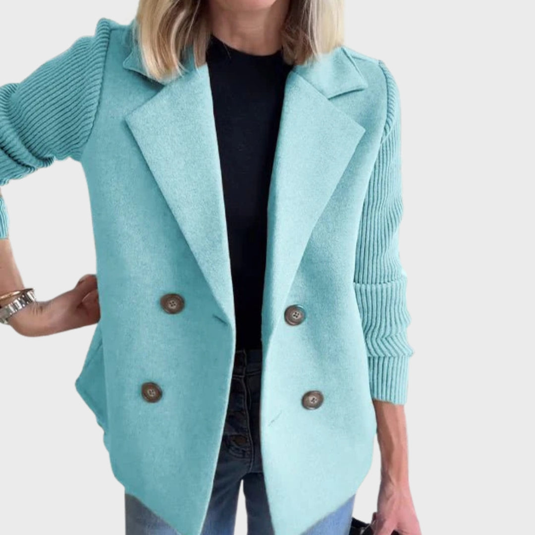 Stilla | Elegant efterårsstrikærme-blazer