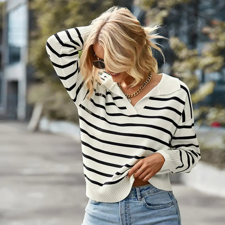 Stilla | Stribet Pullover Til Kvinder Calido