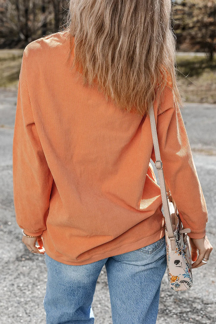 Stilla | Langærmet Sweatshirt Med Grafisk Tryk