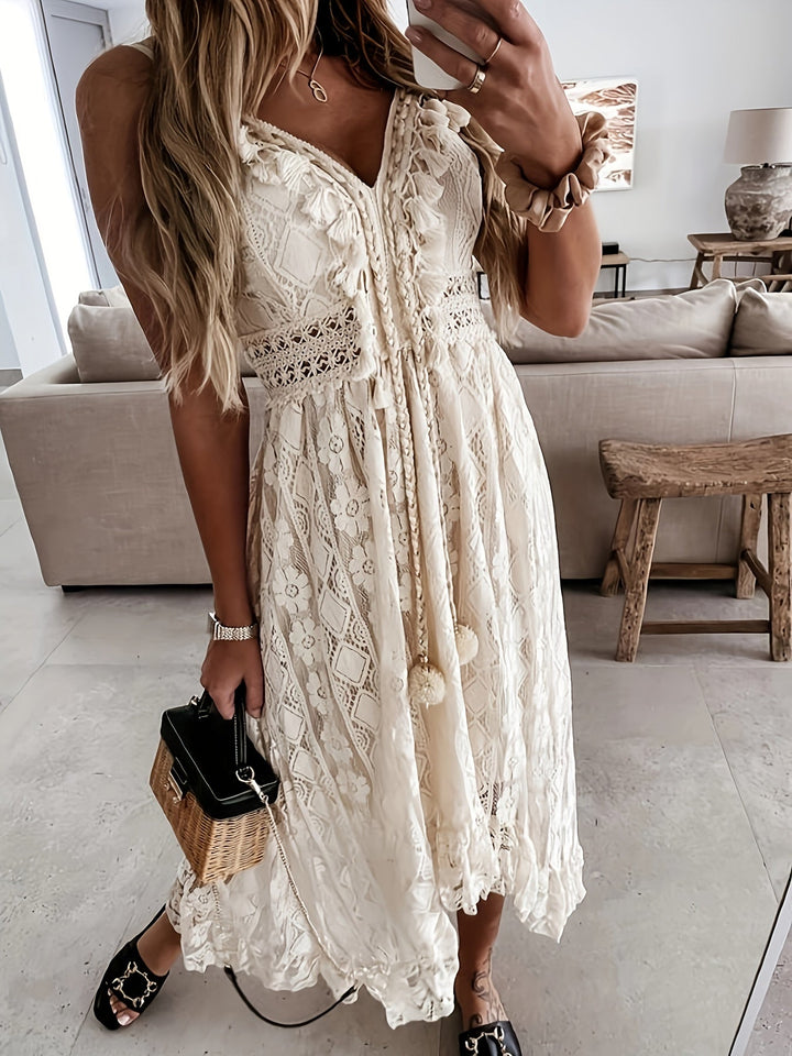 Stilla | Boho stil maxi kjole
