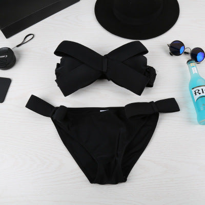 Dame Bikini-sæt med elegant sløjfedetalje Stilla