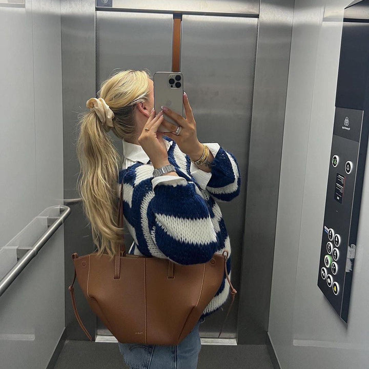 Stilla | Elegante Stribet Strikvarer Til Damer