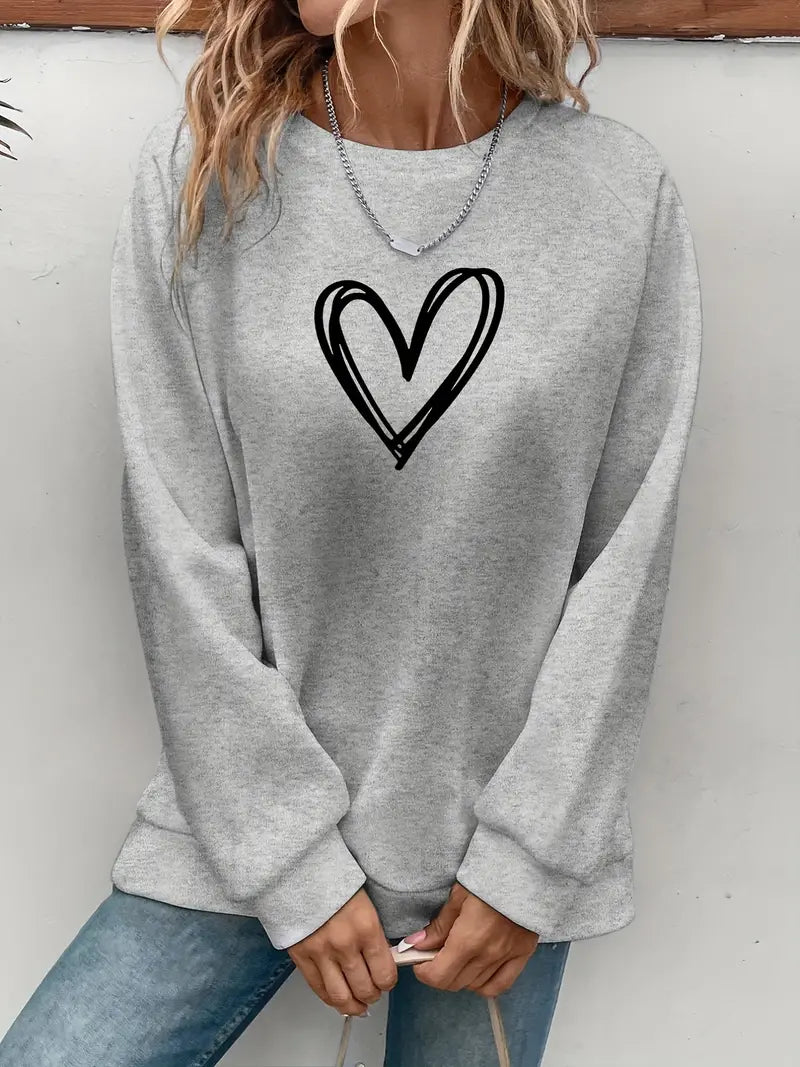 Stilla | Komfortabel hjertepullover