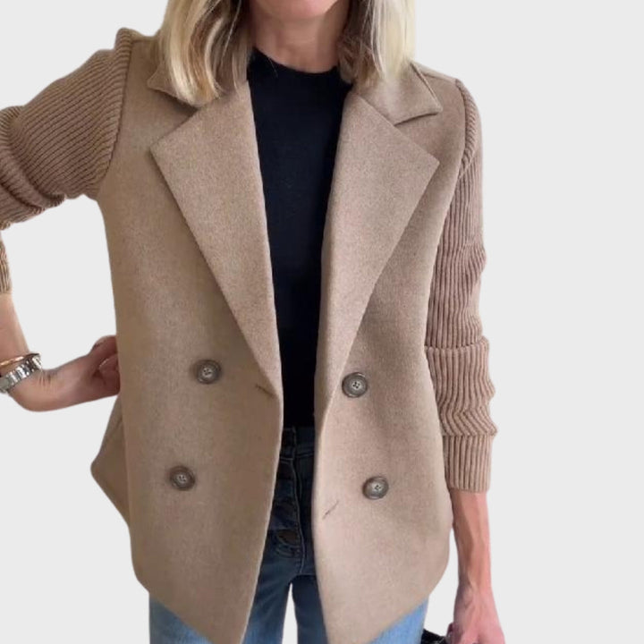 Stilla | Elegant efterårsstrikærme-blazer
