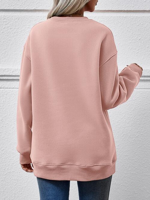 Stilla | Træ Grafik Drop Skulder Sweatshirt