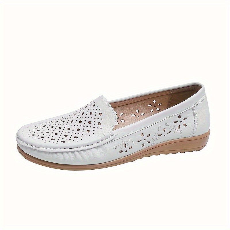 Stilla | Dame Hul Mokkasiner, Åndbare Flade Sko Slip on