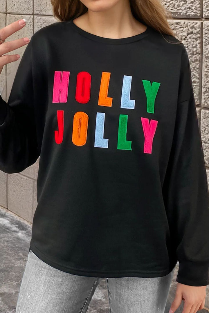 Stilla | Holly Jolly Rundhalsoverdel Med Lange Ærmer