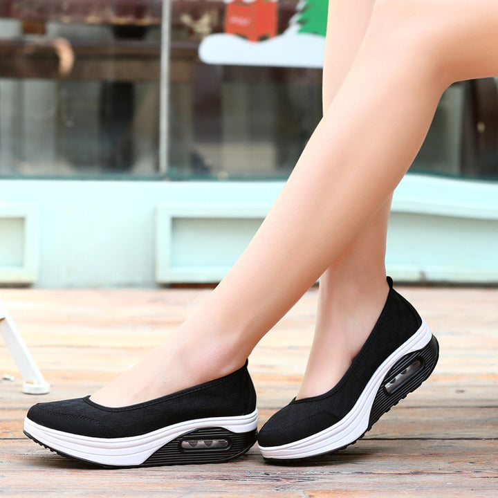 Dame Luftpolster Slip-On Walking Sneakers Stilla