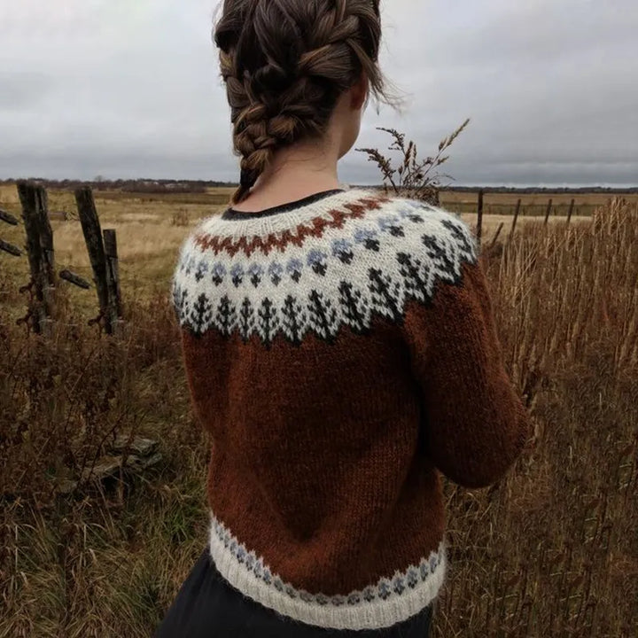 Stilla | Vintage Warmer Island Pullover Med Knapper